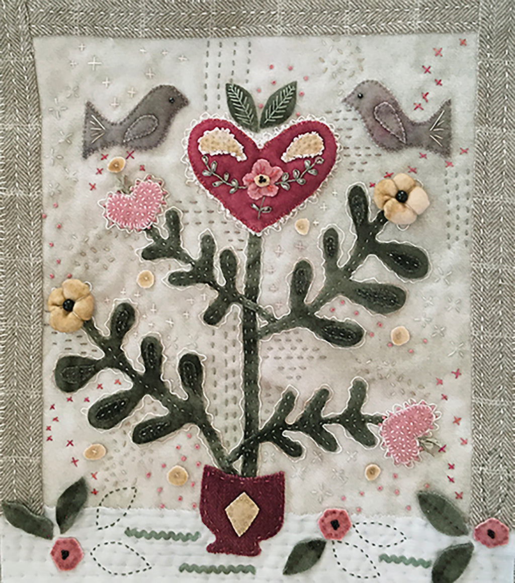 TWO HEARTS Wool Applique Kit – Olympic Wool Works