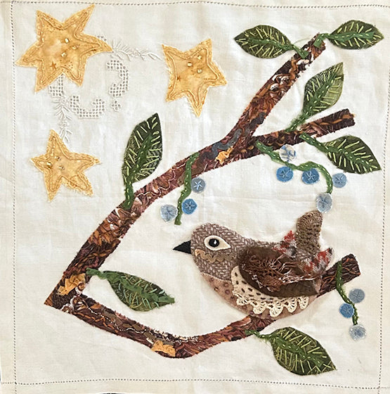 JENNY WREN Fabric Collage Kit