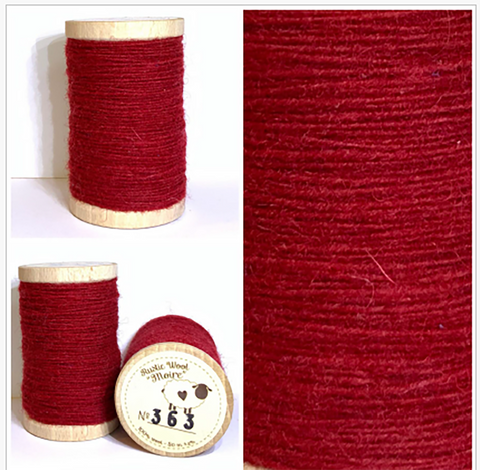 Cairn Boiled Wool ~ Christmas Red