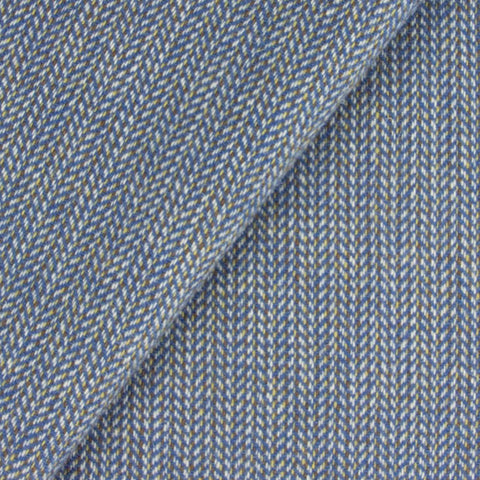 BLUE & White Ticking Fat Quarter Yard, Felted Wool Fabric