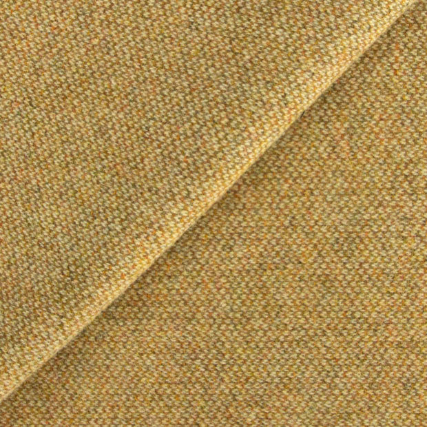 GOLD & Natural Barley Corn Fat Quarter Yard, Felted Wool Fabric