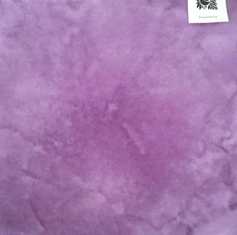 BOYSENBERRY Hand Dyed Fat QUARTER Wool Fabric for Wool Applique and Rug Hooking